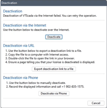 Activation & Deactivation